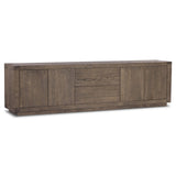 Warby Media Console, Worn Oak-High Fashion Home