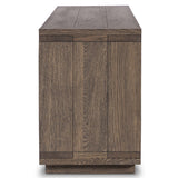 Warby Media Console, Worn Oak-High Fashion Home