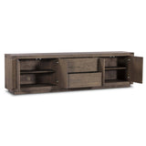 Warby Media Console, Worn Oak-High Fashion Home