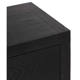 Warby Nightstand, Worn Black-Furniture - Bedroom-High Fashion Home