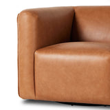 Wellborn Leather Swivel Chair, Palermo Cognac-Furniture - Chairs-High Fashion Home