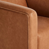 Wellborn Leather Swivel Chair, Palermo Cognac-Furniture - Chairs-High Fashion Home