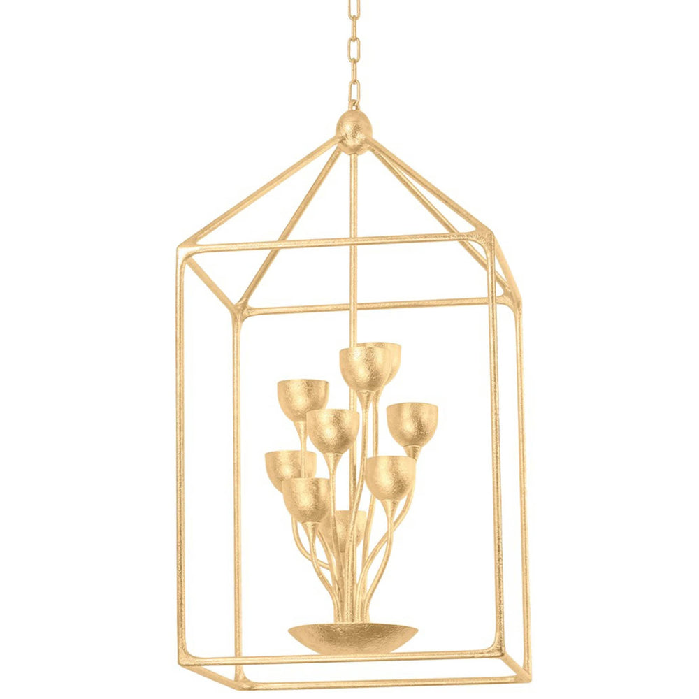 Westwood 12 Light Lantern, Vintage Gold-Lighting-High Fashion Home