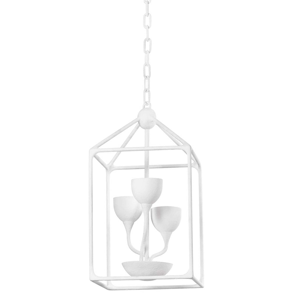 Westwood Light Lantern, Gesso White-Lighting-High Fashion Home