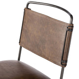 Wharton Desk Chair, Distressed Brown-Furniture - Office-High Fashion Home