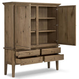 Whitman Cabinet, Worn Oak-Furniture - Storage-High Fashion Home