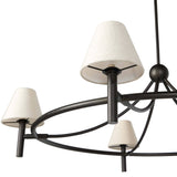 Whittier Chandelier, Natural Bronze-Lighting-High Fashion Home