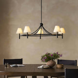 Whittier Chandelier, Natural Bronze-Lighting-High Fashion Home