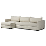 Wickham Left Chaise Sleeper Sectional w/Storage, Alameda Snow-Furniture - Sofas-High Fashion Home