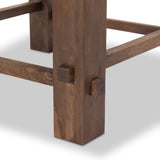 Wide Plank End Table, Warm Brown-Furniture - Accent Tables-High Fashion Home