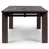 Willow Dining Table, Weathered Elm