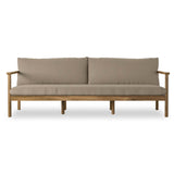 Wilson 90" Outdoor Sofa, Dusk Pewter