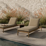 Wilson Outdoor Chaise Lounge, Dusk Pewter