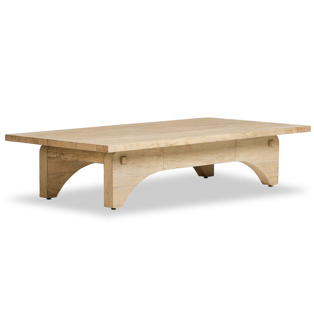 Winchester Coffee Table, Bleached Alder-Furniture - Accent Tables-High Fashion Home