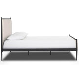 Xander Bed, Savoy Parchment-Furniture - Bedroom-High Fashion Home