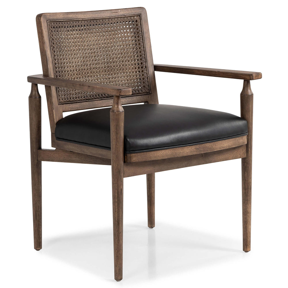 Xavier Dining Arm Chair, Carson Black