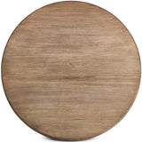 Xiomara Round Dining Table, Aged Drifted Oak-Furniture - Dining-High Fashion Home