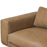 Yann Leather Sofa, Palermo Drift-Furniture - Sofas-High Fashion Home