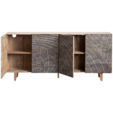 Zambia 4 Door Sideboard-Furniture - Storage-High Fashion Home