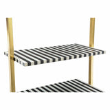 Zebra Shelf, Black & White