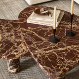 Zion Coffee Table Set, Merlot-Furniture - Accent Tables-High Fashion Home