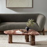 Zion Large Coffee Table, Merlot-Furniture - Accent Tables-High Fashion Home