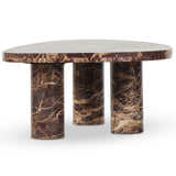 Zion Small Coffee Table, Merlot-Furniture - Accent Tables-High Fashion Home