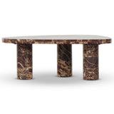 Zion Small Coffee Table, Merlot-Furniture - Accent Tables-High Fashion Home