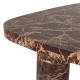 Zion Small Coffee Table, Merlot-Furniture - Accent Tables-High Fashion Home