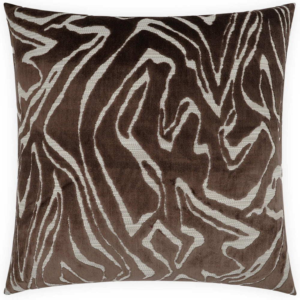 Zuniga Pillow, Chocolate-Accessories-High Fashion Home