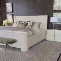 Coco King Bed, Colby Cream