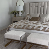 Nemu King Bed, Rhea Light Barley