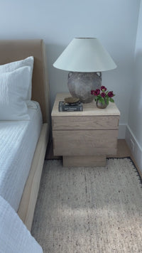 Jaylen Nightstand, Travertine