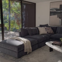 Kellen Sectional, Vickie Charcoal