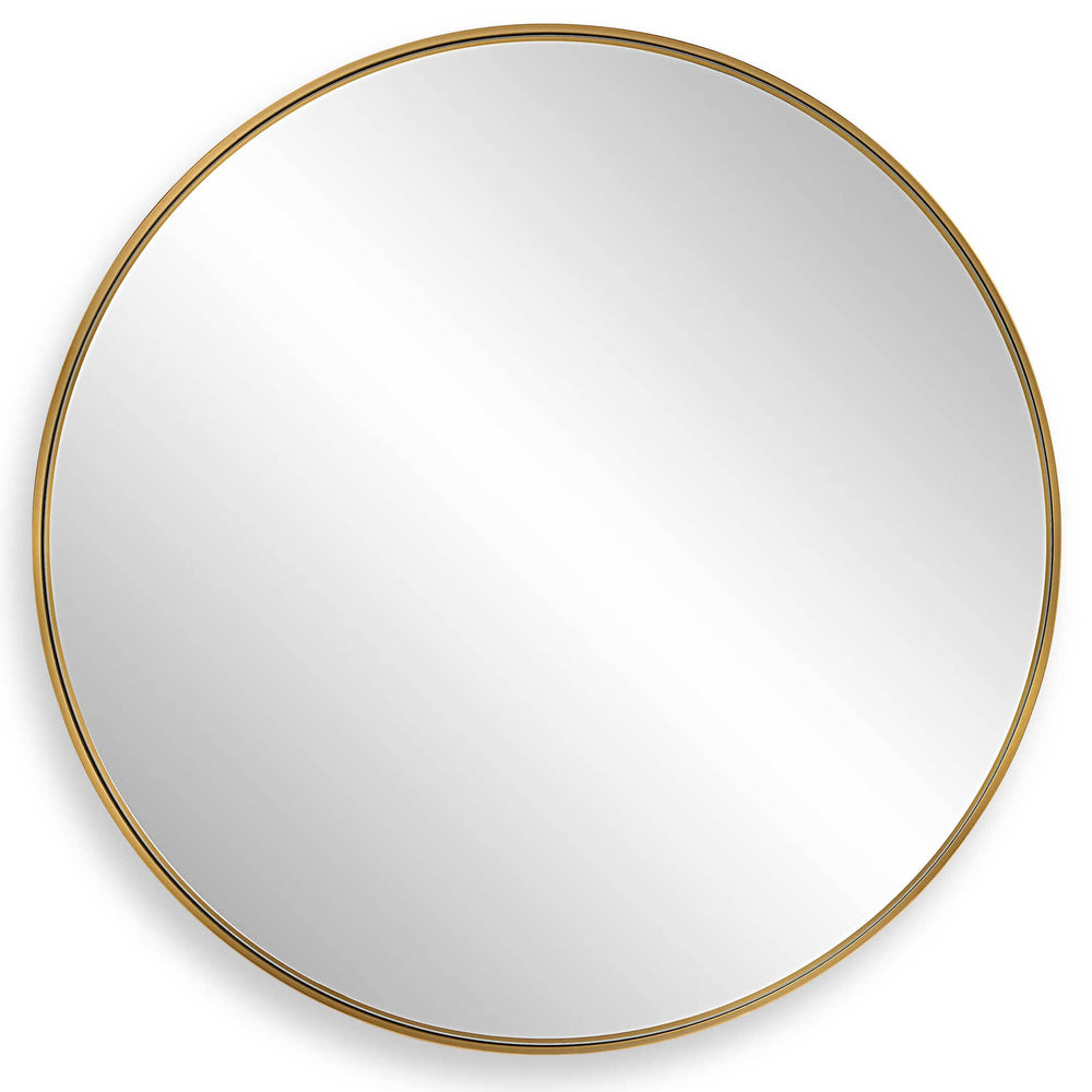 Encircle Mirror, Brass-Accessories-High Fashion Home