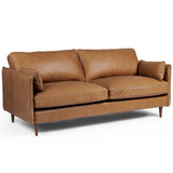 Reese Leather Sofa, Palermo Cognac