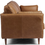 Reese Leather Sofa, Palermo Cognac