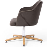 Edna Desk Chair, Bella Smoke