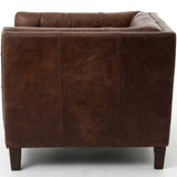 Abbott Club Leather Chair, Cigar-Furniture - Chairs-High Fashion Home