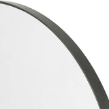 Bellvue Large Round Mirror, Black-Accessories-High Fashion Home