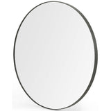 Bellvue Large Round Mirror, Black-Accessories-High Fashion Home