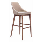 Moor Bar Chair, Beige - Furniture - Dining - High Fashion Home