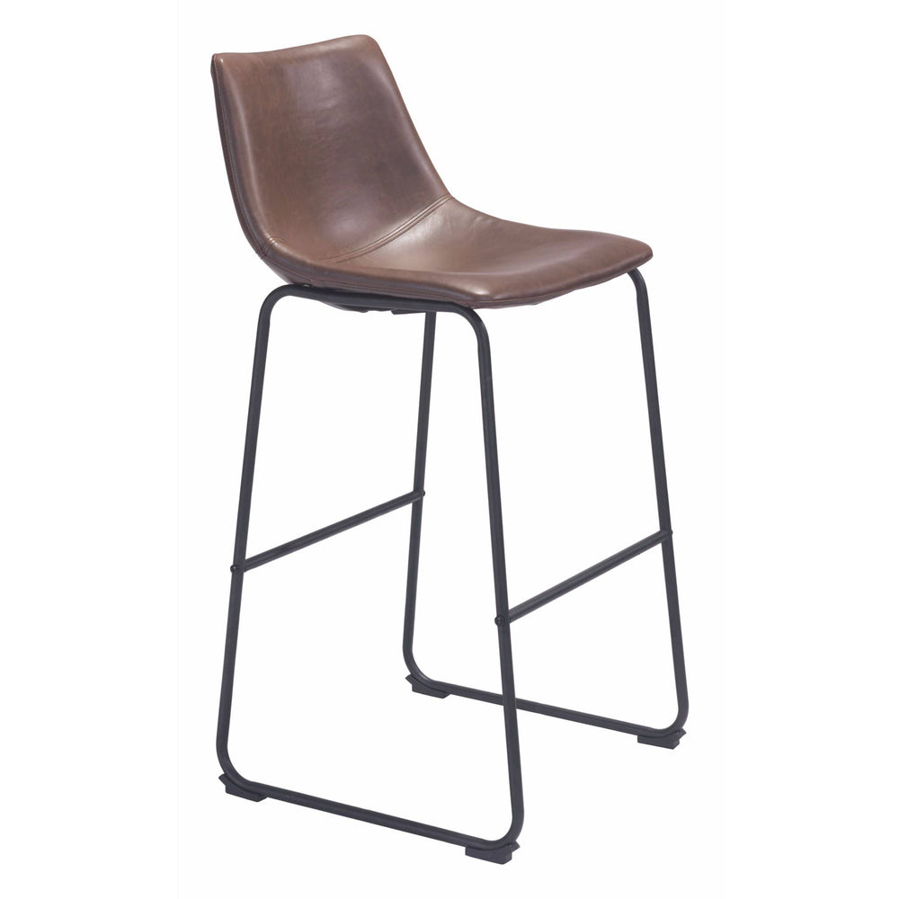 Smart Bar Stool, Vintage Espresso - Furniture - Dining - High Fashion Home