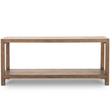 Lamar Console Table, Matte Brown Veneer-Furniture - Accent Tables-High Fashion Home