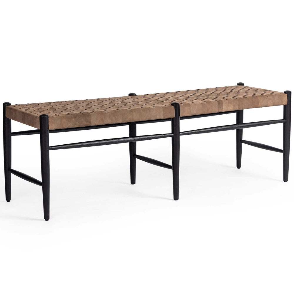 Wyatt Bench, Drifted Matte Black