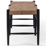 Wyatt Bench, Drifted Matte Black