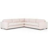 Boone Small Sectional, Thames Cream-Furniture - Sofas-High Fashion Home