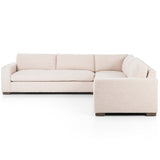 Boone Small Sectional, Thames Cream-Furniture - Sofas-High Fashion Home