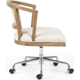 Alexa Desk Chair, Light Honey Oak-Furniture - Office-High Fashion Home