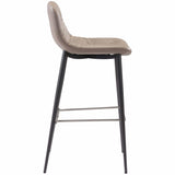 Tangiers Bar Stool, Taupe (Set of 2) - Furniture - Zuo Modern